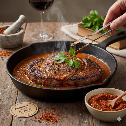 Sublimez votre entrecôte avec une sauce au Berbèré