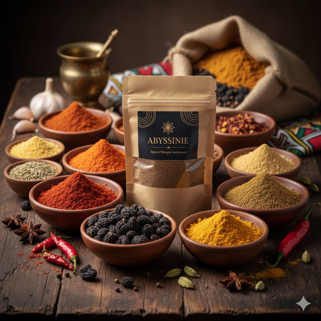 Mélange d'épices Berbéré authentique d'Éthiopie - 100g